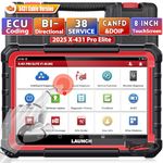 LAUNCH X431 PRO Elite OBD2 Code Reader Professional, OBD2 Scanner Tool ECU Read&Code, Diagnostic Machine for Almost All Cars, All System Diagnostic, 38+Reset, CANFD&DOIP, 2 Years Software Update