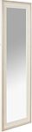 MCS 12 by 48 Door Mirror, 18 by 54-Inch, White with Silver Edge Finish