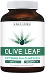 Olive Leaf Extract (Non-GMO) Super Strength: 20% Oleuropein - 750mg - Vegetarian - Antioxidant Support Supplement - No Oil - 60 Capsules