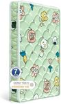 Premium Foam 4" Mini Crib Mattress 38" X 24", Thickened Design, 3D Wrapped Edge - Comfortable and Firm, Soft Microfiber Fabric, Fits Most Mini Cribs (Does Not Fit Playard or Standard Crib)