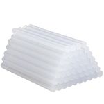 H&S Hot Glue Sticks - Strong Adhesive Resin Material - Suitable for Metal, Wood, Glass, Fabric - Pack of 50 Glue Gun Refills - Mini Sticks for Glue Guns - 7mm x 100mm (0.3" x 3.9")