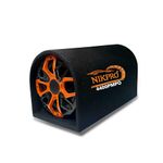 NIKPRO D-Shape 8" Inch Car Subwoofer – 4400W High-Power Bass Tube with Amplifier for Deep, Punchy Sound (Black)