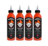 Poirier's Louisiana Style Hot Sauce by Dustin Poirier and Heartbeat Hot Sauce Co., 177ml 6oz (4 Pack)