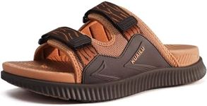 KuaiLu Mens Walking Slide Sandals O
