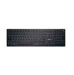 CHERRY KW X ULP Ultra-Flat Mechanical High-End Keyboard, UK Layout (QWERTY), Wireless Multi-Device Keyboard for up to 4 Devices, Rechargeable, Black