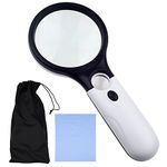 Magnifier Glass With Dual Led