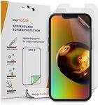 kwmobile Set of 3 Screen Protectors Compatible with Apple iPhone 13 / iPhone 14 - Anti-Glare Anti-Fingerprint Display Films - Matte