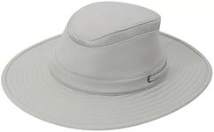 KANUT SPORTS Cimarron Safari Hat for Men and Women Wide Brim Sun Hat for Hiking, Running, Fishing Sun Protection Summer Hat (US, Alpha, X-Large, Light Grey)