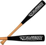 PSG 33" Pro Maple Flat Half Paddle Training Baseball & Softball Bat in Size: 33" / Weight: 20 oz/Flat: 3" for Adult & Professional Players in Natural Wood & Black Barrel by Player Sports Goods LLC