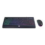 Adesso Backlit Gaming Keyboard and Mouse Combo, USB, Black