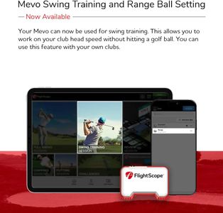 FlightScope Mevo Golf Launch Monitor – Portable Swing Analyzer