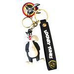 South Coast Jewellery Sylvester Cat Looney Toons 3D Keyring Keychain Bag Pencil Case Charm Pendent Zip Accessory