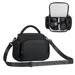 SLR Cameras Case, Waterproof Shockproof DSLR Camera Single Bag, Adjustable Shoulder Strap Compatible with Sony, Canon, Samsung, Fuji, Panasonic, Casio, Nikon