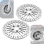 11.5" Front and Rear Brake Discs Rotor Stainless Steel Brake Disc Kit For Touring Softail Sportster Dyna 1984-2013(Except 2008-2013 Touring Models)