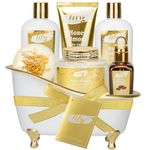 LILY ROY Perfume Spa Gifts Basket Set for Women and Men Bath and Body Gift Baskets For Women Spa Bath Gift Set for Birthday Christmas Gift Basket for Women Perfumes Bath Spa Kit Set Self Skin Care Gift Sets for Mother's Day Fathers Day