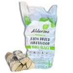 Alderline Premium Kiln-Dried Birch Hardwood Logs 20kg - Ready to Burn firewood - Smokeless fire logs for wood burners, Stoves, Fire Pits