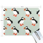 Moyyo Atlantic Ocean Cartoon Puffin Seabird Mouse Pad Speed Gaming Mouse Mat Computer Keyboard Non Slip Rubber Base Comfort Mouse Pad Mouse Mat Carpet Ideal for Gaming and Work