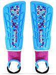 Vizari Frost Soccer Shin Guards - Unique Graphic Lightweight PP Shell - Hard Shell Protection - Foam-Padded Football Shin Pads for Comfort - Adult and Kids Soccer Shin Guards with Adjustable Straps