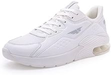 Red Tape Casual Sneakers for Men | Memory Foam Insole, Slip Resistant, On-Ground Stability, Lace-Up Closure, Model RSO2775, White, UK6/US7