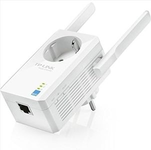 TP-Link Répéteur 300 Mbps Wi-Fi N, 1 Port Ethernet, Prise Intégrée, Compatibilité Universelle, Installation Facile (TL-WA860RE) , Blanc