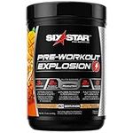 Pre Workout, Six Star Preworkout Explosion, Pre Workout Powder for Men and Women with Creatine Monohydrate and Beta Alanine for Energy, Focus and Intensity, Energy Powder, Peach Mango (60 Servings)