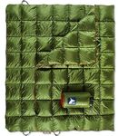 Horizon Hound Down Camping Blanket - GR-20, Green Travel Blanket | Sustainable Insulated Down | Lightweight & Warm Quilt for Camping, Stadium, Hiking & Festival | Water Resistant, Packable & Compact