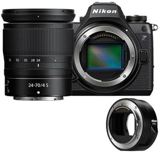 Nikon Z6III Mirrorless Camera with Nikkor Z 24-70mm f4 S Lens Bundle with Nikon FTZ II Mount Adapter (2 Items)