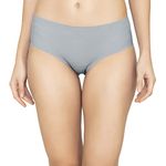 Amante Women's Polyester Hipster Panties (Pack of 1) (218689_Soft Gray_S)