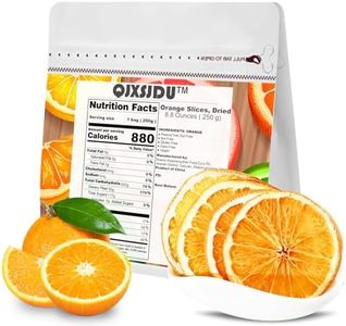 Dried Oranges Slices 8.8 Oz/250g Dehydrated Fruit Wheels Bulk Snacks No Sugar Added for Old Fashion Cocktails Garnish Candle Potpourri Crafts Soap Christmas Decor Garland Simmer Pot