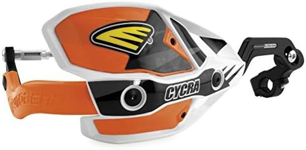 Cycra Ultra Probend CRM Wrap Around Handguards - White/Orange 1CYC740822X