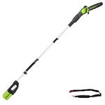 GreenWorks Pro 80V 10-Inch Cordless Pole Saw, Battery Not Included, PS80L00