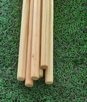 Pooja ki Potli® 12mm Round Wooden Dowel Sticks Rod for Macrame Wall Hanging Plant Hanger/Other Art & Craft Projects (14 inch)