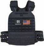 Adjustable Weighted Vest Men | No Plates included | Plate carrier vest | Weight Vest for men - Weighted vest for women | Workout plate carrier, Ruck vest. Body weight vest, Crossfit plate carrier.