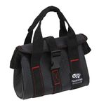 SK11 Pakat Bag, Width 6.3 x Height 5.1 x Depth 3.1 inches (160 x 130 x 80 mm), SPB-C160, Large Opening, Black, For Work, Carpentry, Outdoor Use