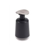 Joseph Joseph Presto Hygienic Bathroom Soap pump dispenser, refillable – Grey/ Stainless Steel, 24