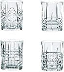 Nachtmann Whisky Glasses, Set of 4, Crystal, 345 ml, Highland, 95906, 8.2 x 8.2 x 10.2 cm