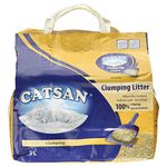 Catsan Ultra Plus Clumping Cat Litter, 100% natural, absorbent, 5L