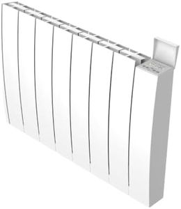 Radiateur électrique fixe à inertie sèche MANAO en céramique 2000W blanc - VOLTMAN