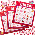 Bingo Game For Kids Valentines Day