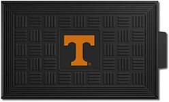 FANMATS 11383 Tennessee Volunteers Heavy Duty Vinyl Medallion Outdoor Door Mat - 19.5in. x 31in.