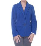 kensie Womens Ribbed Long Sleeves One-Button Blazer