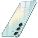 TheGiftKart Crystal Clear Back Cover Case for Samsung Galaxy M55 / M55s / F55 5G | 360 Degree Protection | Shock Proof Design | Transparent Cover for Samsung M55 / M55s (PC & TPU, Transparent Bumper)