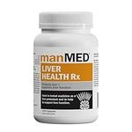 manMED Liver Cleanse Detox & Fatty Liver Repair Formula - Herbal Liver Support Supplement with Milk Thistle Extract, Dandelion Root, Yarrow, Burdock Root & Artichoke Extract for Liver 120 Capsules