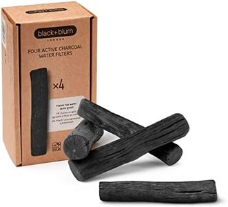 BLACK + BLUM Charcoal Water Filter Sticks (4 Pieces)