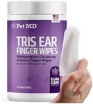 Pet MD Tris Ear Finger Wipes for Do