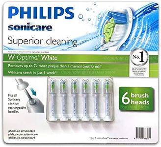 New 6PCS Philips Sonicare W Optimal White Electric toothbrush heads