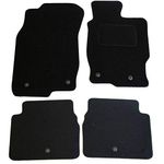 JVL 2317 Fully Tailored Carpet Car Mat, Set of 4, Black