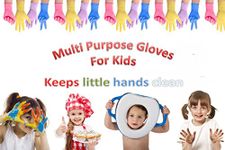 Alvar Kids Multipurpose LATEX FREE - POWDER FREE DISPOSABLE Gloves for Children (Mixed Colours- 20 Pairs)