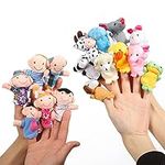 ThinkMax 16 Pack Soft Plush Finger 