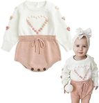 Simplee kids Baby Boys’ Girls’ Knitted Romper Jumpsuit Long Sleeve Onesie Bodysuits One Piece Outfits Sweater